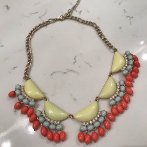 Colorful statement necklace!